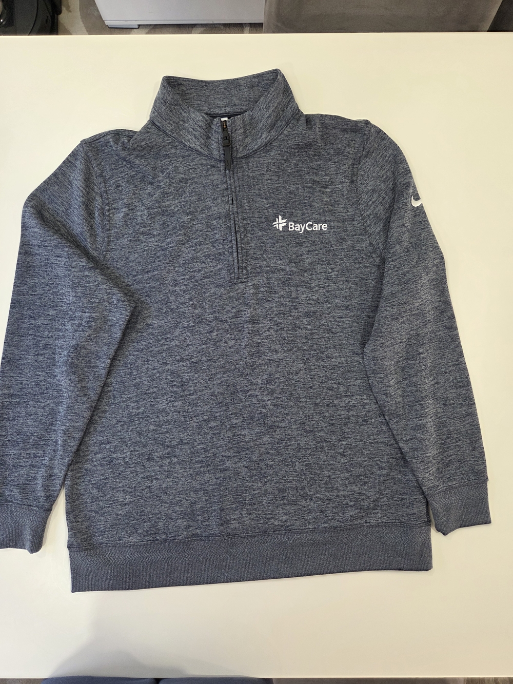 Nike Men’s Heather Navy Quarter-Zip Pullover